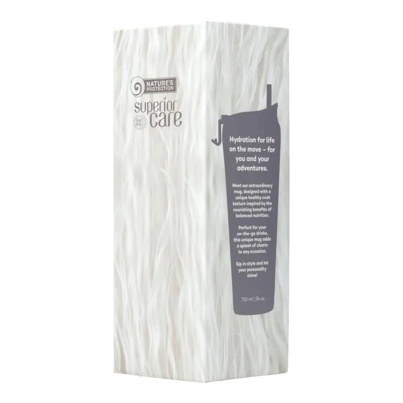 Superior Care Pahar cu Pai si Ilustratie Blanita Alba 710 ML