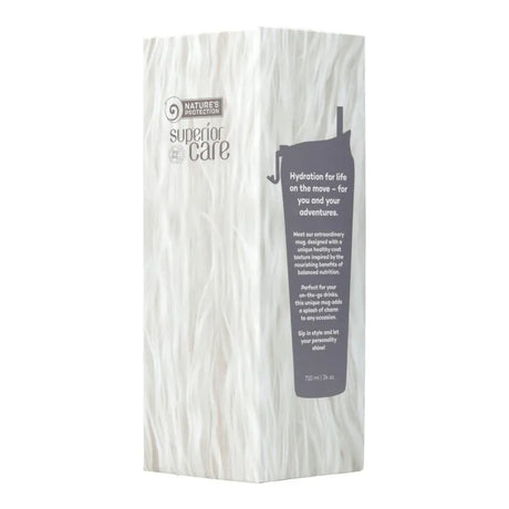Superior Care Pahar cu Pai si Ilustratie Blanita Alba 710 ML