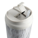 Superior Care Pahar cu Pai si Ilustratie Blanita Alba 710 ML