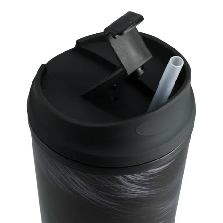 Superior Care Pahar cu Pai si Ilustratie Blanita Neagra 710 ML