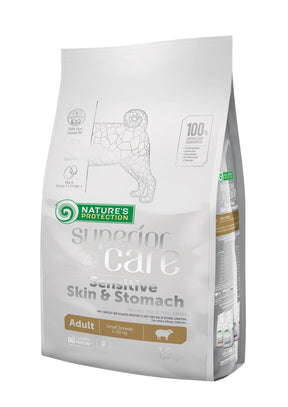 Superior Care Sensitive Skin & Stomach Adult Small and Mini Breeds cu Miel