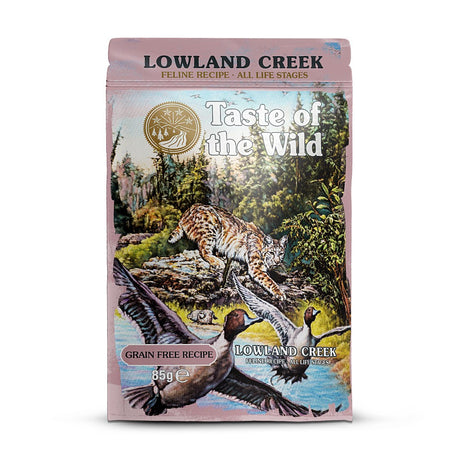 Taste of the Wild Taste of the Wild Cat Pouch All Life Stages Lowland Creek Bucatele de Curcan in Sos 85 Gr