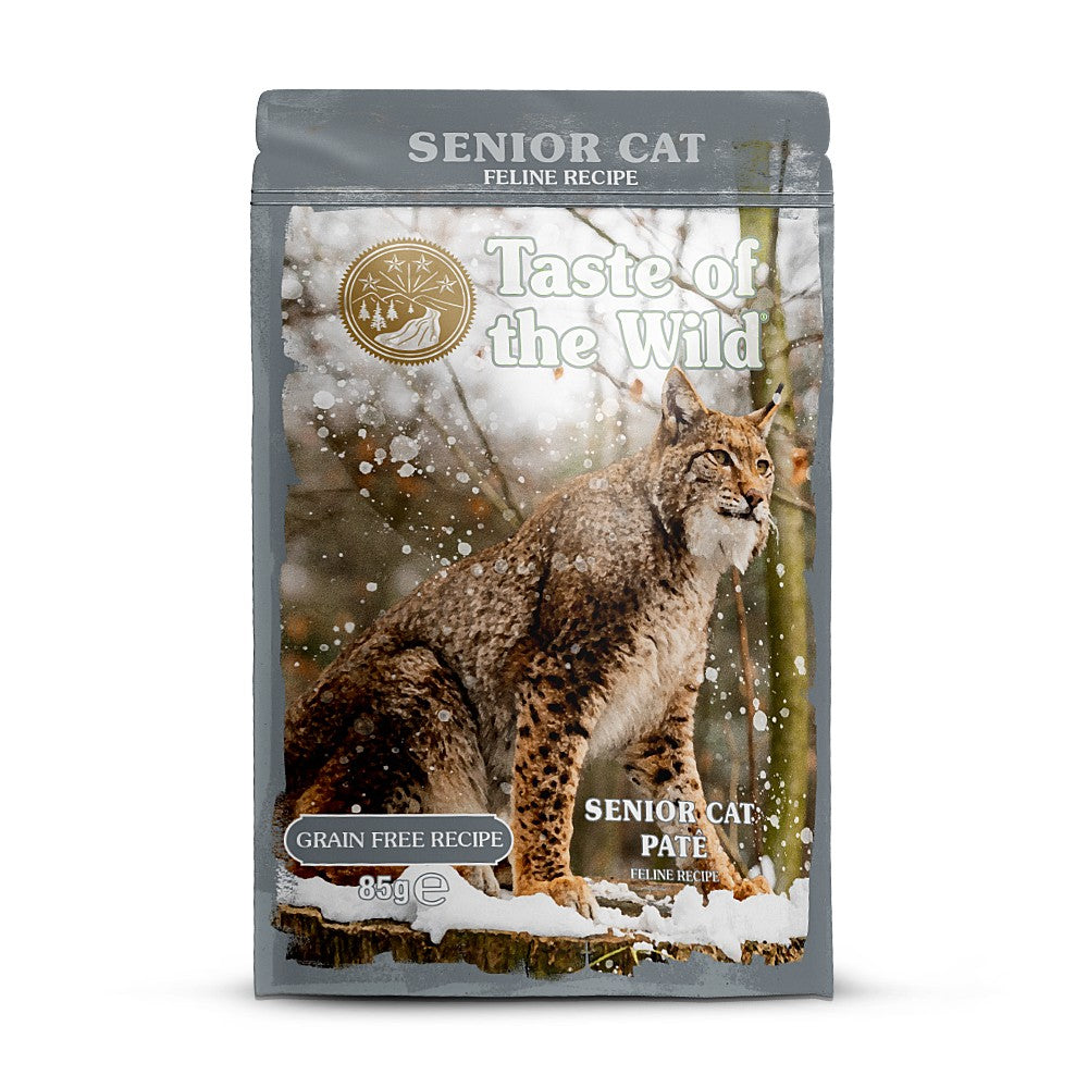 Taste of the Wild Taste of the Wild Cat Pouch Senior cu Pui Pate 85 Gr