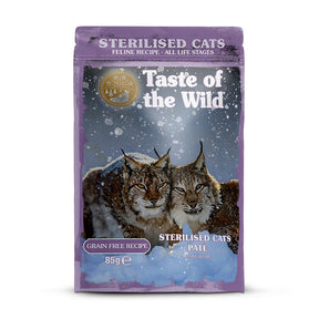 Taste of the Wild Taste of the Wild Cat Pouch Sterilised All Life Stages cu Pui Pate 85 Gr