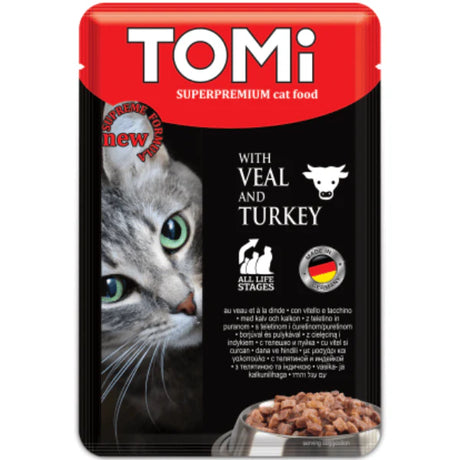 Tomi Tomi Cat Adult Vitel Si Curcan Plic