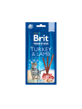 Brit Premium Brit Premium By Nature Cat Sticks With Turkey and Lamb (3 sticks) - imagine 1