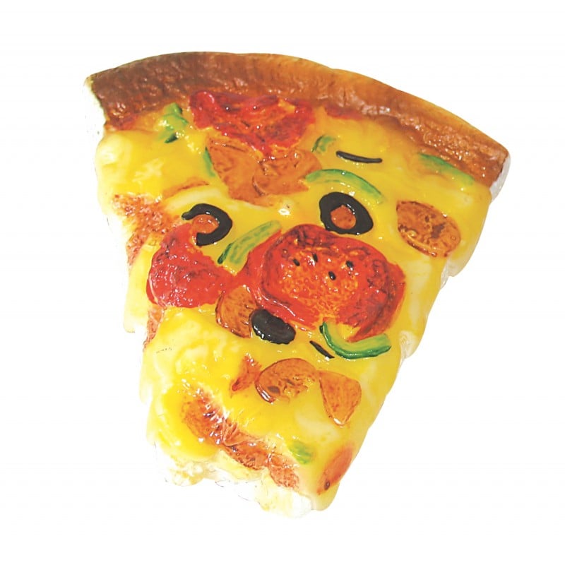 TOY1739 Jucarie pizza din vinil 14x12x3 cm