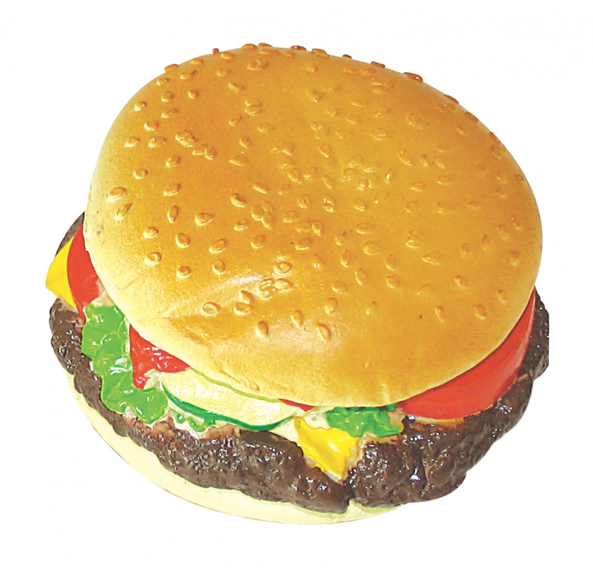 TOY1746 Jucarie hamburger din vinil 5.5x Diametru 9cm