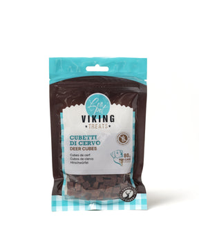 Leopet Viking Cuburi cu Carne de Caprioara pentru Caini 80 Gr
