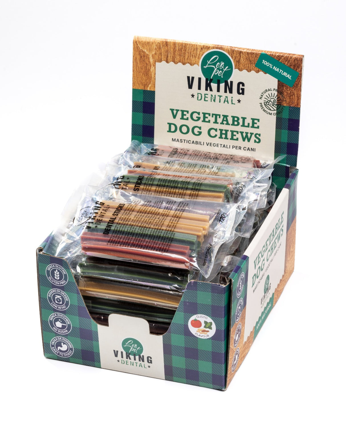 Leopet Viking Dental Stick Recompense pe Baza de Plante pentru Caini 120 Gr - imagine 3