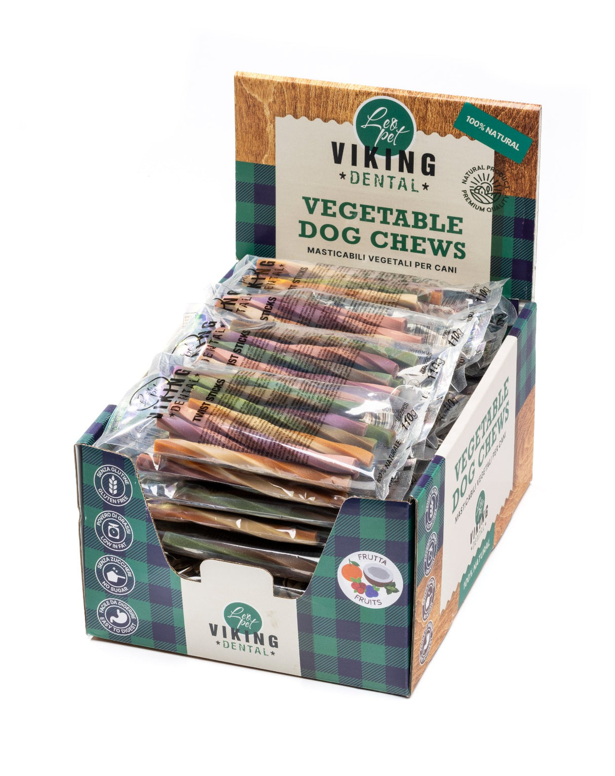 Leopet Viking Dental Twist Recompense pe Baza de Plante pentru Caini - imagine 3