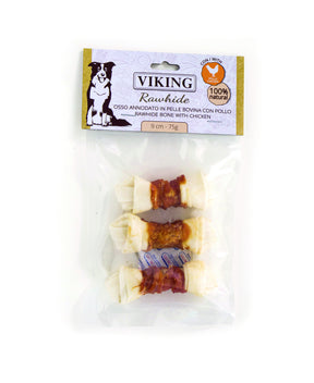 Leopet Viking Recompense Os Piele Presata cu Pui 9 Cm - imagine 1