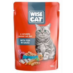 Wise Wise Cat Plic cu Peste in Sos