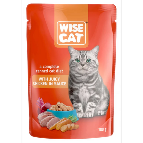 Wise Wise Cat Plic cu Pui si Legume in Jeleu