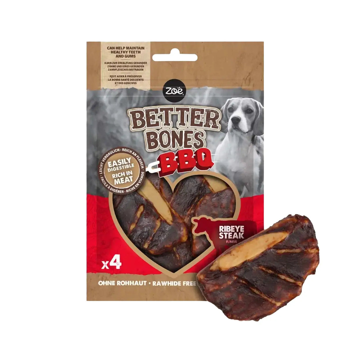 Zoe Zoe Better Bones Barbeque Steak Vita 160 Gr - imagine 1